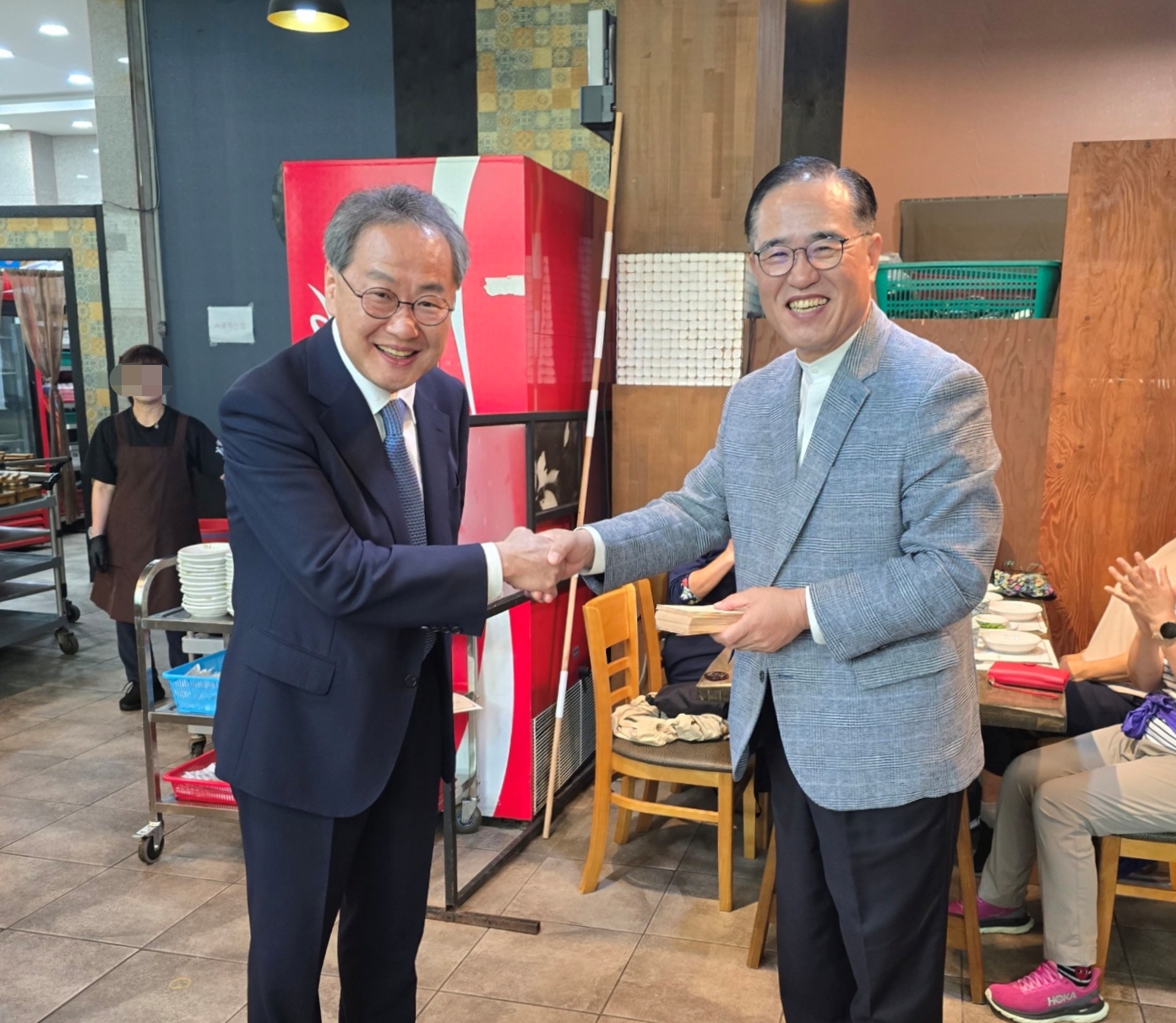 김정석 감독회장, 교역자 가족 격려 위해 제주까지
